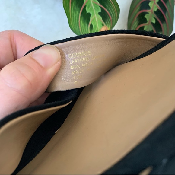 Aerosoles Cosmos Women's Crisscross Platform Sandal in Black Suede - Picture 10 of 11